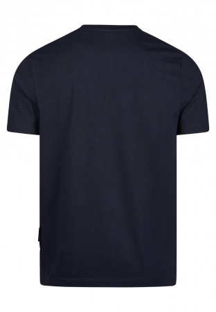 Tricou jerseu bumbac barbati HECHTER bleumarin logo tricolor [1]