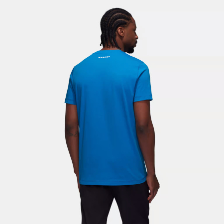 Tricou drumetie bumbac organic barbati MAMMUT CORE LOGO albastru [3]