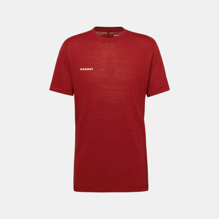 tricouri sport si outdoor - Tricou catarare canepa/lyocell barbati MAMMUT Massone Light rosu inchis