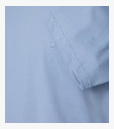 Tricou O-neck bumbac barbati CASA MODA 00420  albastru deschis [3]