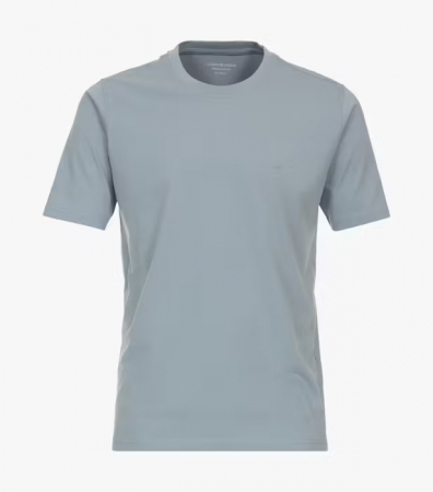 Tricouri - Tricou O-neck bumbac barbati CASA MODA 004200 bleu gri