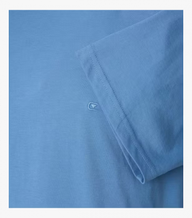 Tricou O-neck bumbac barbati CASA MODA 004200 albastru deschis [3]