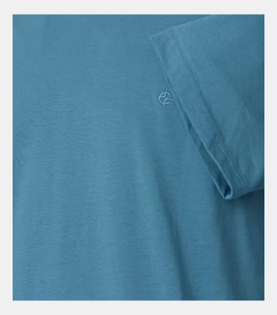Tricou O-neck bumbac barbati CASA MODA 004200 turcoaz [3]