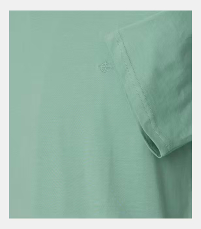 Tricou O-neck bumbac barbati CASA MODA 004200 verde deschis [3]