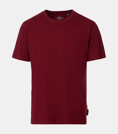 tricouri dupa stil - Tricou O-neck bumbac barbati CASA MODA 004200 visiniu