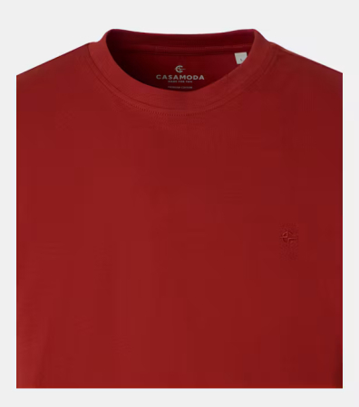 Tricou O-neck bumbac barbati CASA MODA 004200 caramiziu [2]