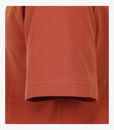 Tricou O-neck bumbac barbati CASA MODA 004200 caramiziu [3]