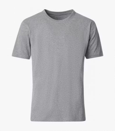 tricouri maneca scurta - Tricou O-neck bumbac barbati CASA MODA 004200 gri deschis