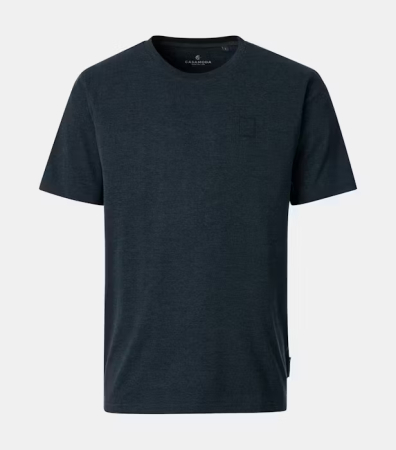 tricouri uni - Tricou O Neck barbati CASA MODA bleumarin