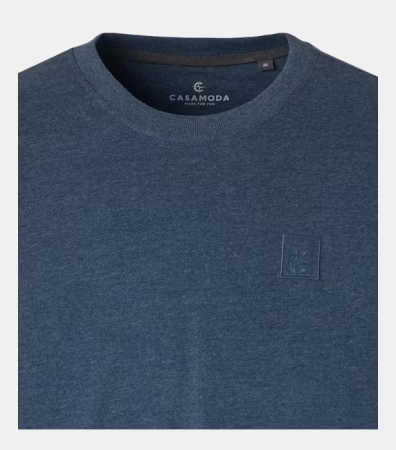 Tricou O Neck barbati CASA MODA albastru inchis [2]