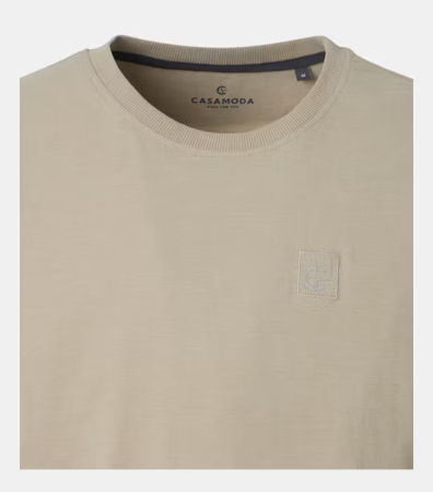 Tricou O Neck barbati CASA MODA bej [2]