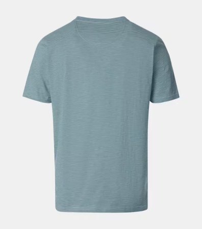 Tricou O Neck bumbac barbati CASA MODA turcoaz print [1]