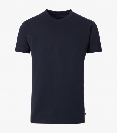 tricouri maneca scurta - Tricou O-neck bumbac barbati VENTI uni  bleumarin