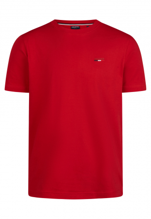 tricouri maneca scurta - Tricou O-neck  bumbac organic barbati HECHTER rosu