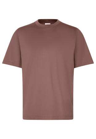 Tricouri - Tricou bumbac barbati O Neck SEIDENSTICKER maro uni