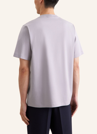 Tricou bumbac barbati O Neck SEIDENSTICKER gri uni [4]