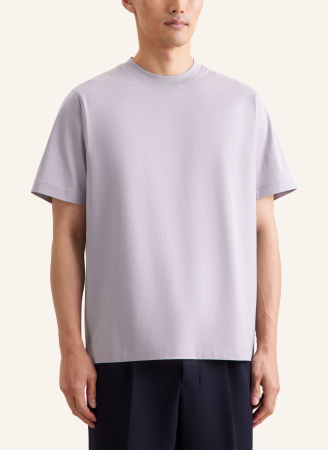 Tricou bumbac barbati O Neck SEIDENSTICKER gri uni [3]