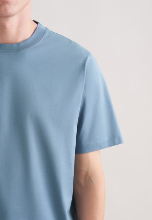 Tricou bumbac guler rotund barbati SEIDENSTICKER verde [2]