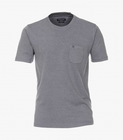 Tricouri - Tricou O-neck barbati CASA MODA gri/bleumarin