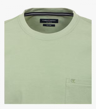 Tricou O-neck barbati CASA MODA vernil [2]