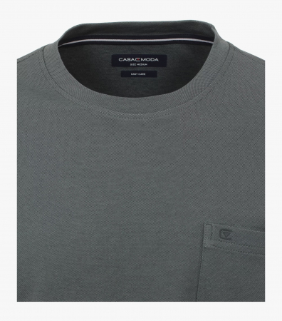 Tricou O-neck barbati CASA MODA oliv [2]