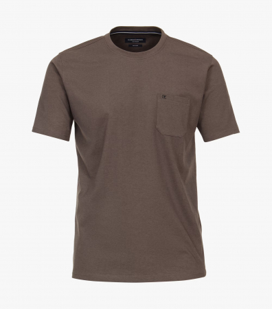 Tricouri - Tricou O-neck barbati CASA MODA maro