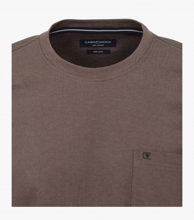 Tricou O-neck barbati CASA MODA maro [2]
