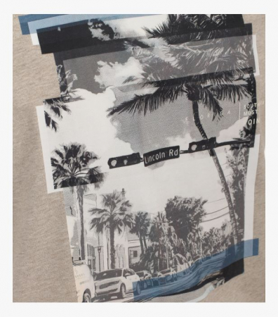 Tricou O Neck bumbac barbati CASA MODA "Sunshine State" bej [1]