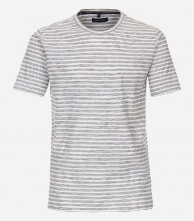 Tricouri - Tricou O-neck bumbac barbati CASA MODA alb dungulite