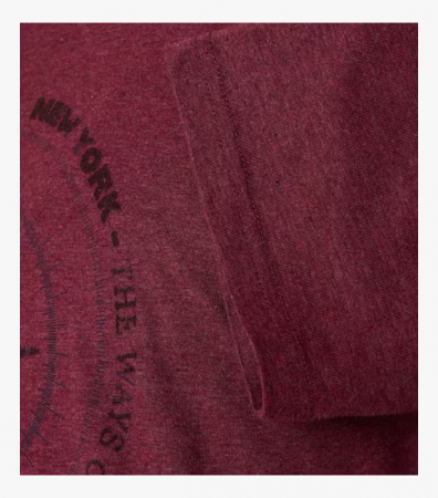 Tricou bumbac O-neck barbati CASA MODA NEW YORK visiniu [3]