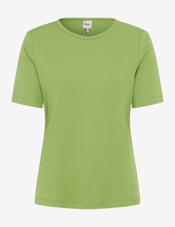 Articole femei - Tricou O Neck bumbac femei BRAX CARINA S verde
