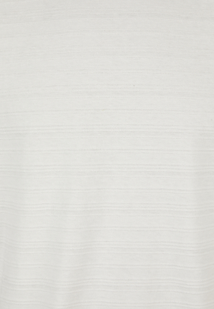 Tricou jerseu bumbac guler rotund barbati HECHTER alb dungi tricotate [2]