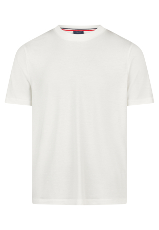 Tricouri - Tricou jerseu lyocell guler rotund barbati HECHTER  alb