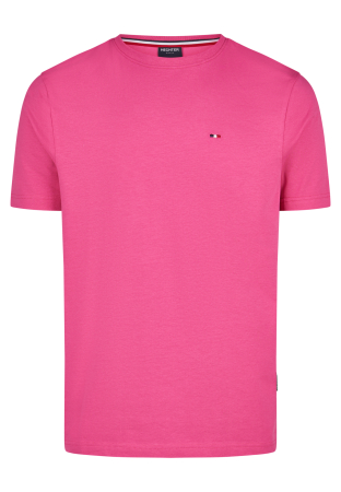 Tricouri - Tricou jerseu bumbac organic guler rotund barbati HECHTER fucsia