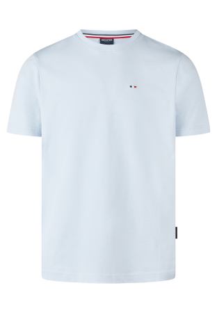 Tricouri - Tricou jerseu bumbac organic guler rotund barbati HECHTER bleu