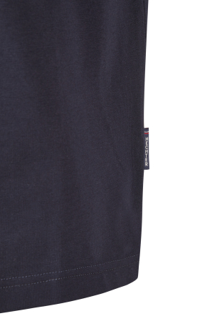 Tricou jerseu bumbac organic guler rotund barbati HECHTER bleumarin [2]