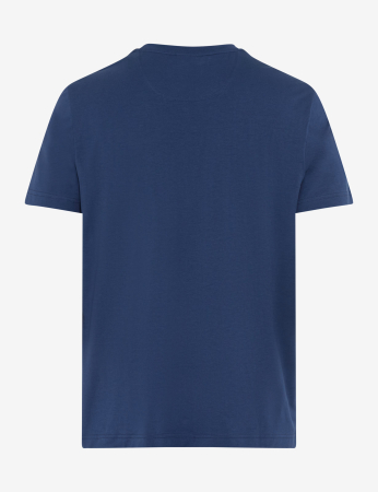 Tricou O-neck bumbac barbati BRAX TED albastru inchis [1]