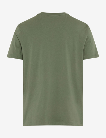 Tricou O-neck bumbac barbati BRAX TED oliv [1]