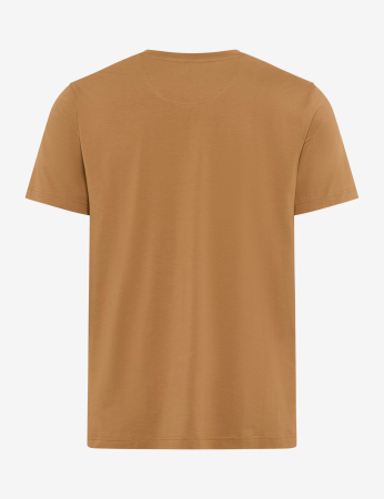 Tricou O-neck bumbac barbati BRAX TED camel [1]