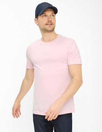 Tricou O-neck bumbac barbati BRAX TED roz [2]