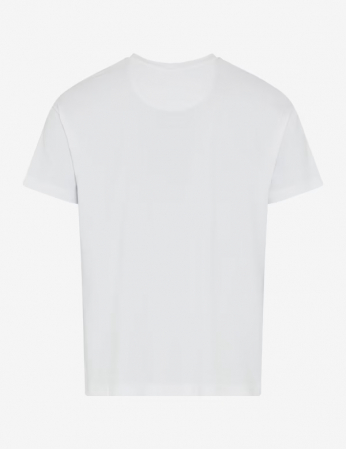 Tricou O-neck bumbac barbati BRAX TED P alb logo [1]