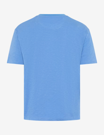 Tricou O Neck bumbac barbati BRAX TROY albastru [6]