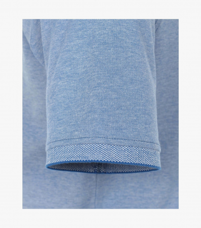 Tricou polo bumbac barbati CASA MODA 004470 bleu melanj [3]