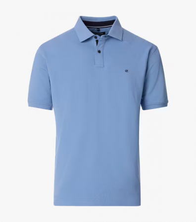 tricouri polo - Tricou polo bumbac barbati CASA MODA 004470 albastru deschis