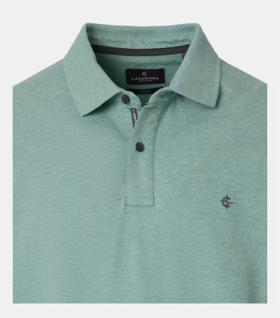 Tricou polo bumbac barbati CASA MODA 004470 vernil [2]