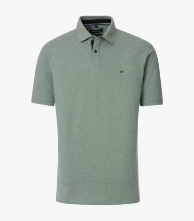 Tricouri - Tricou polo bumbac barbati CASA MODA 004470 verde deschis