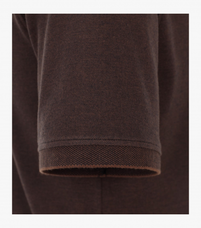 Tricou polo bumbac barbati CASA MODA 004470 maro [3]