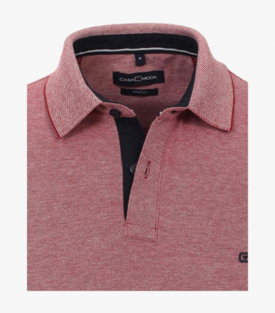 Tricou polo barbati CASA MODA 004470 uni rosu [2]