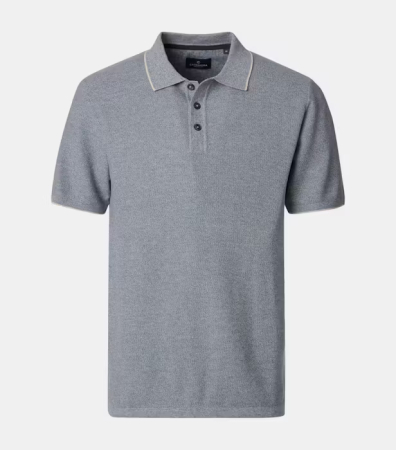 tricouri dupa stil - Tricou polo bumbac barbati CASA MODA albastru