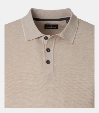 Tricou polo bumbac barbati CASA MODA bej [2]